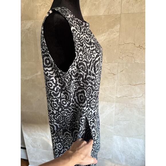 RipSkirt Hawaii Travel Dress - M - Black Floral Packable Resortwear Wrinkle Free - Picture 4 of 10